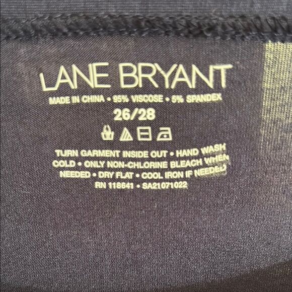 NWT Lane Bryant Beaded Elegant or Casual Navy Blue Women's Top - Picture 3 of 17